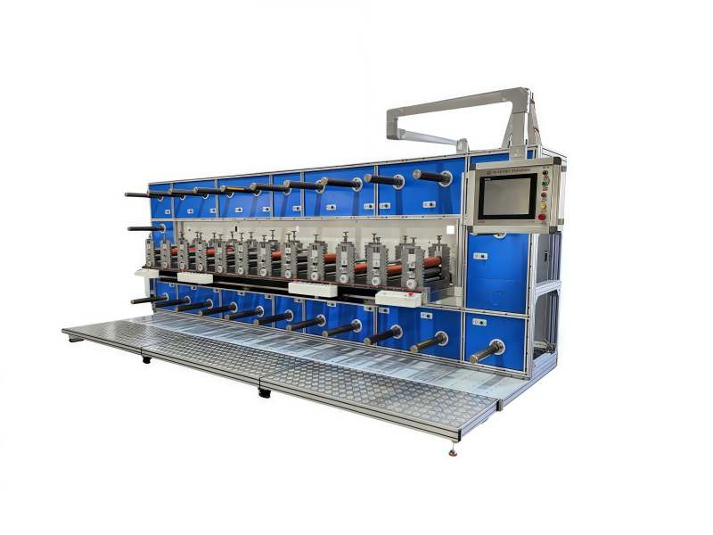 十二工位圆刀模切机